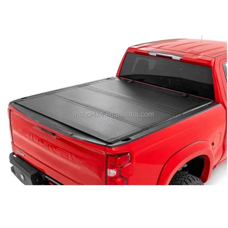 For Ford F-150/Ranger Tonneau Cover For Pickup Trucks 5.5ft/6.5ft Bed Cover Aluminum Hard Folding Waterproof Locking