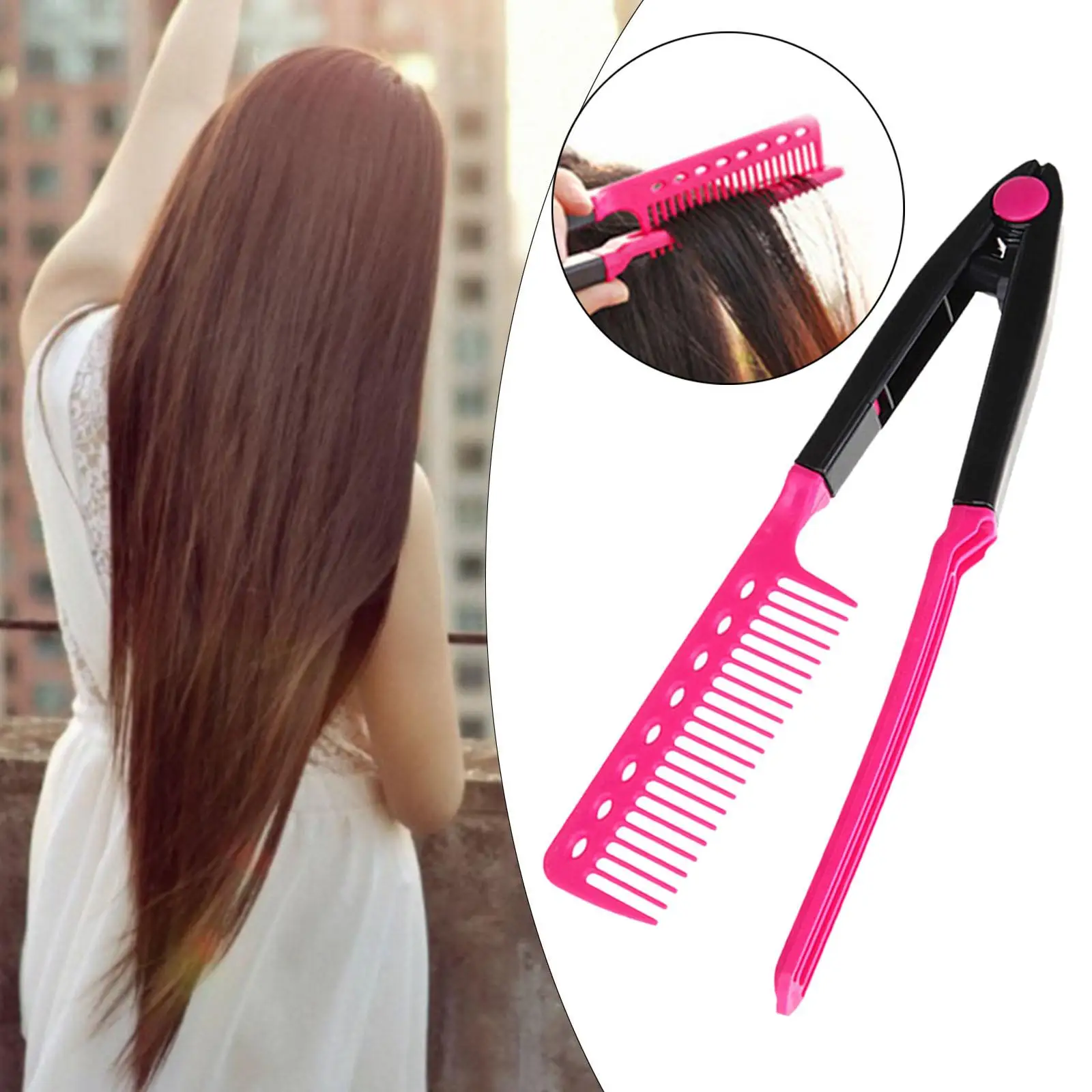 Hair Straightening Comb Hairdressing Styling Tool salon for Knotty Hair