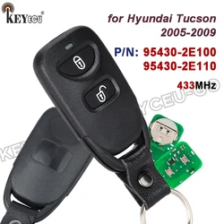 KEYECU 433MHz P/N: 95430-2E100, 95430-2E110, FCC ID: OKA-311T for Hyundai Tucson 2005 2006 2007 2008 2009 Remote Car Key Fob