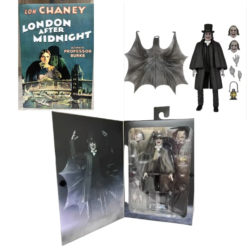 

【In Stock】NECA06150 Professor Edward Burke London After Midnight 7-inch Movable Action Figure Anime Model Toy Collection Gift