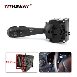 8201167988 Left Turn Signal Control Signal Head Light Switch Stalk Car Indicator For Renault Dacia Logan Lodgy Sandero Dorker