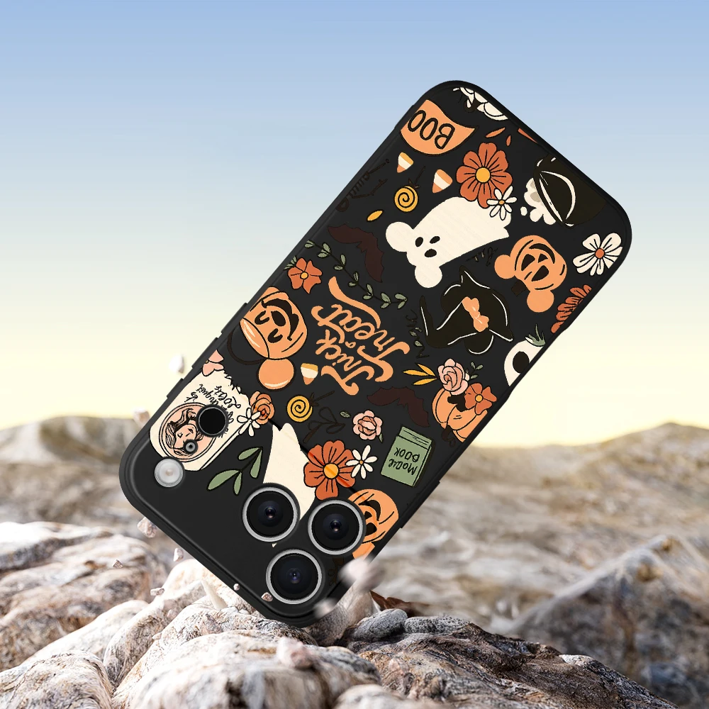 حافظة هاتف على طراز الهالوين لهاتف iPhone17 ProMax 17 Air 16 15 14 13 12 11 Pro Max XS Max7 8 Plus 16e 16 Plus غطاء من البولي يوريثان #5