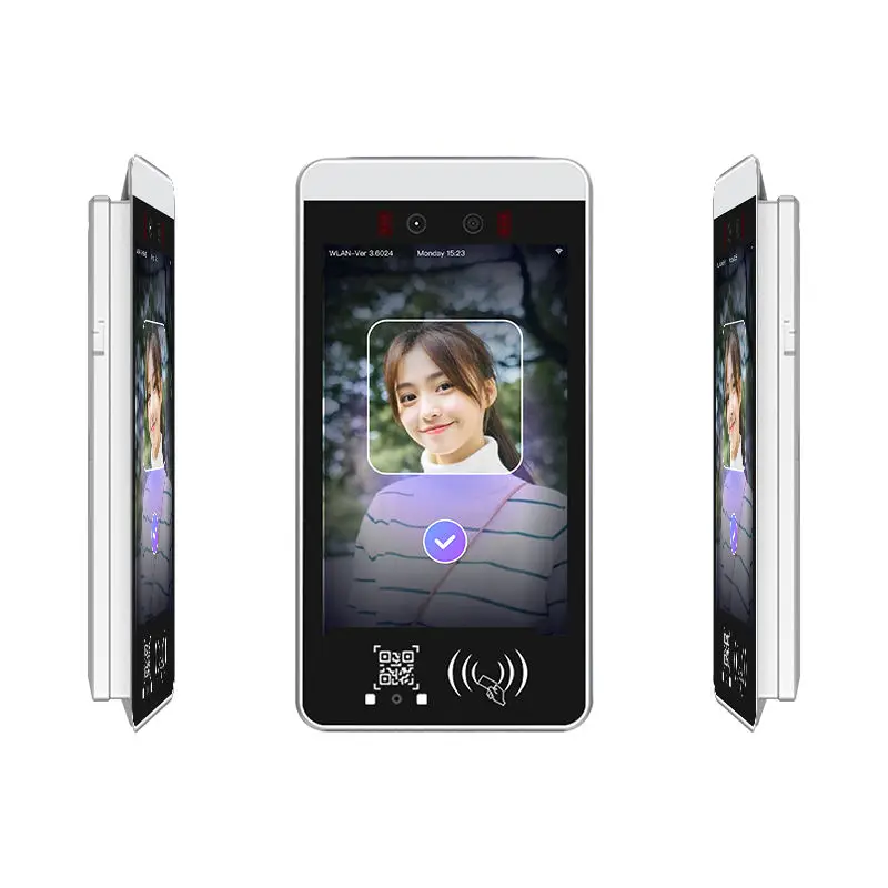 High Quality Facial Recognition Time Attendance System 5-Inch Face Recognition With RFID Finger Printing Terminal