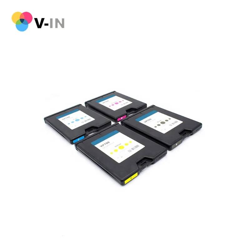 VP-700 Compatible Ink Cartridge with Chip for Memjet VIP VP-700 VP700 High Speed Commercial Color Label Printer Cartridge