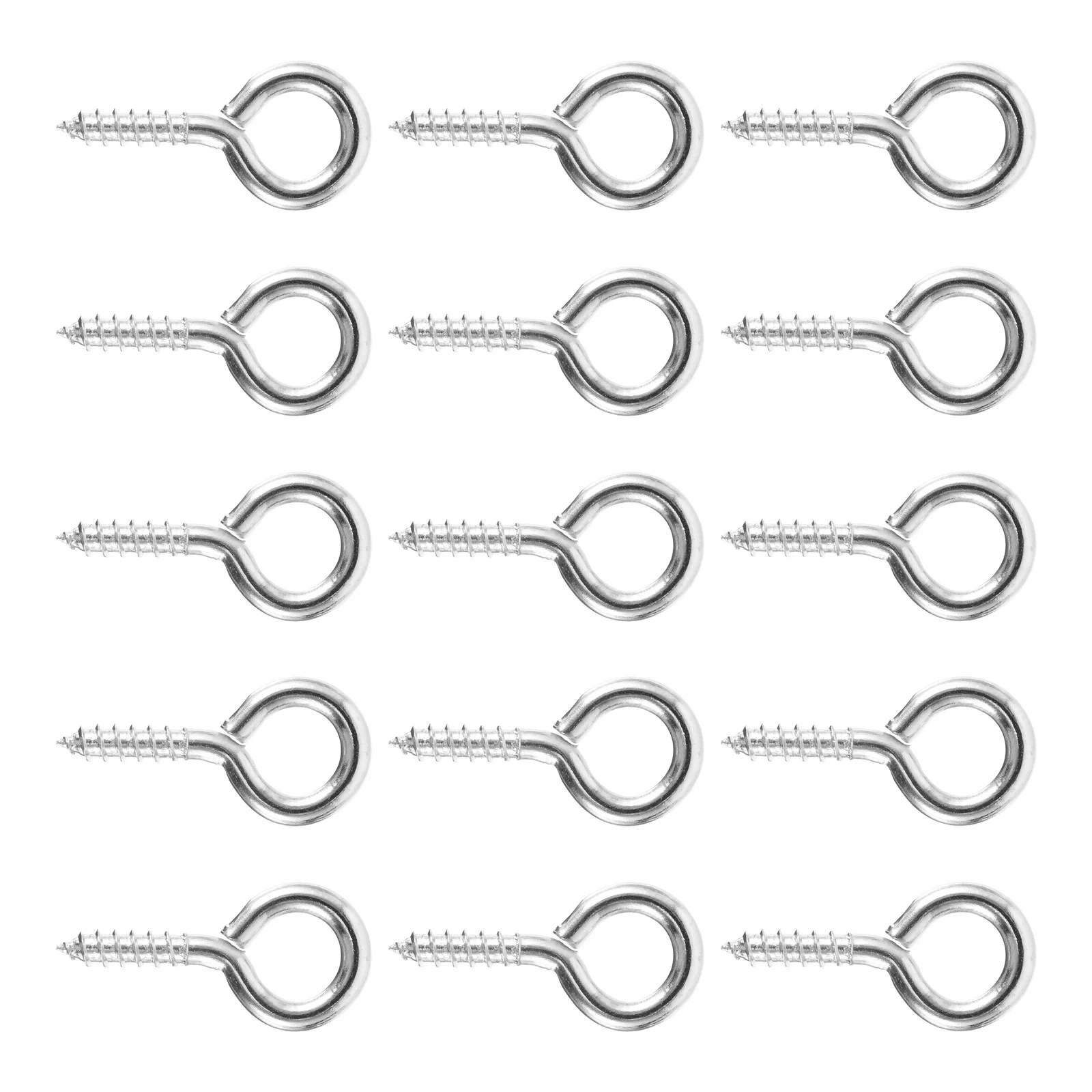 

30Pcs Sheep Eye Screw Hooks Durable Rust-Resistant DIY Tool Kit Ergonomic Craftsmanship Strong Structure Sheep Eye Screw