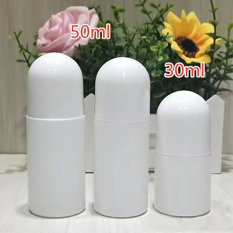 1Pcs 30ml 50ml 60ml Scrub Liquid Smear Bottle Oil Deodorant Gel Plastic Bead Bottle in Stock