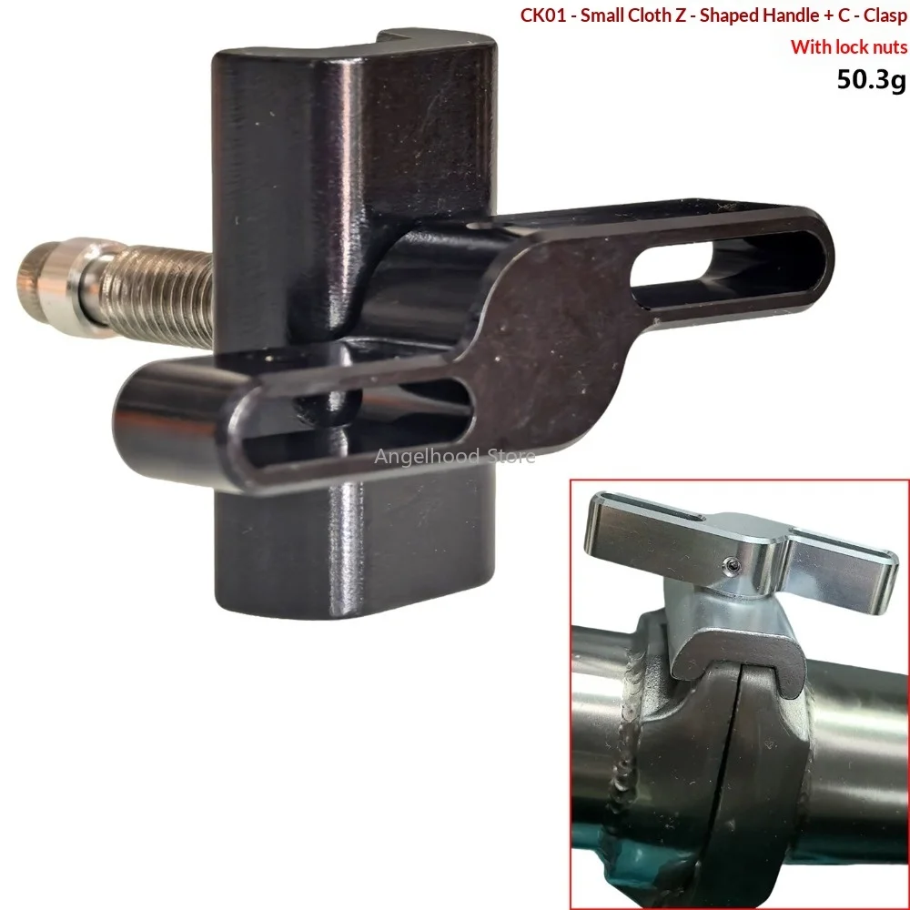 

C Button for Brompton Folding Bike C Button Aluminum Alloy Folding Buckle Z-Handle Bicycle Replacement Accessories