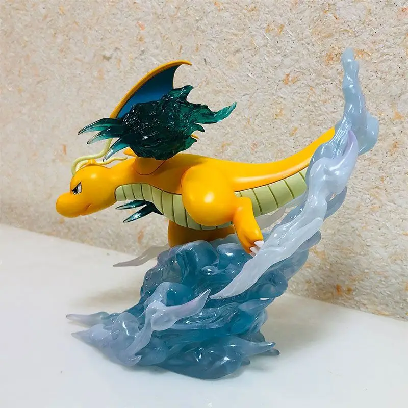 Gorący 17cm Anime Pokemon rysunek Dragonite figurka statua pcv model figurki kolekcja dekoracja na biurko zabawka urodzinowa dla dzieci prezent