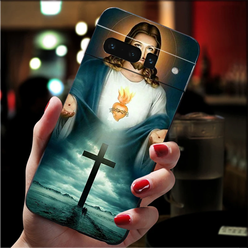

Jesus Christ Phone Case For Google Pixel 10 9 Pro XL 9A 8 7 6 Pro Pixel 8A 7A 6A Pixel 8 7 6 5