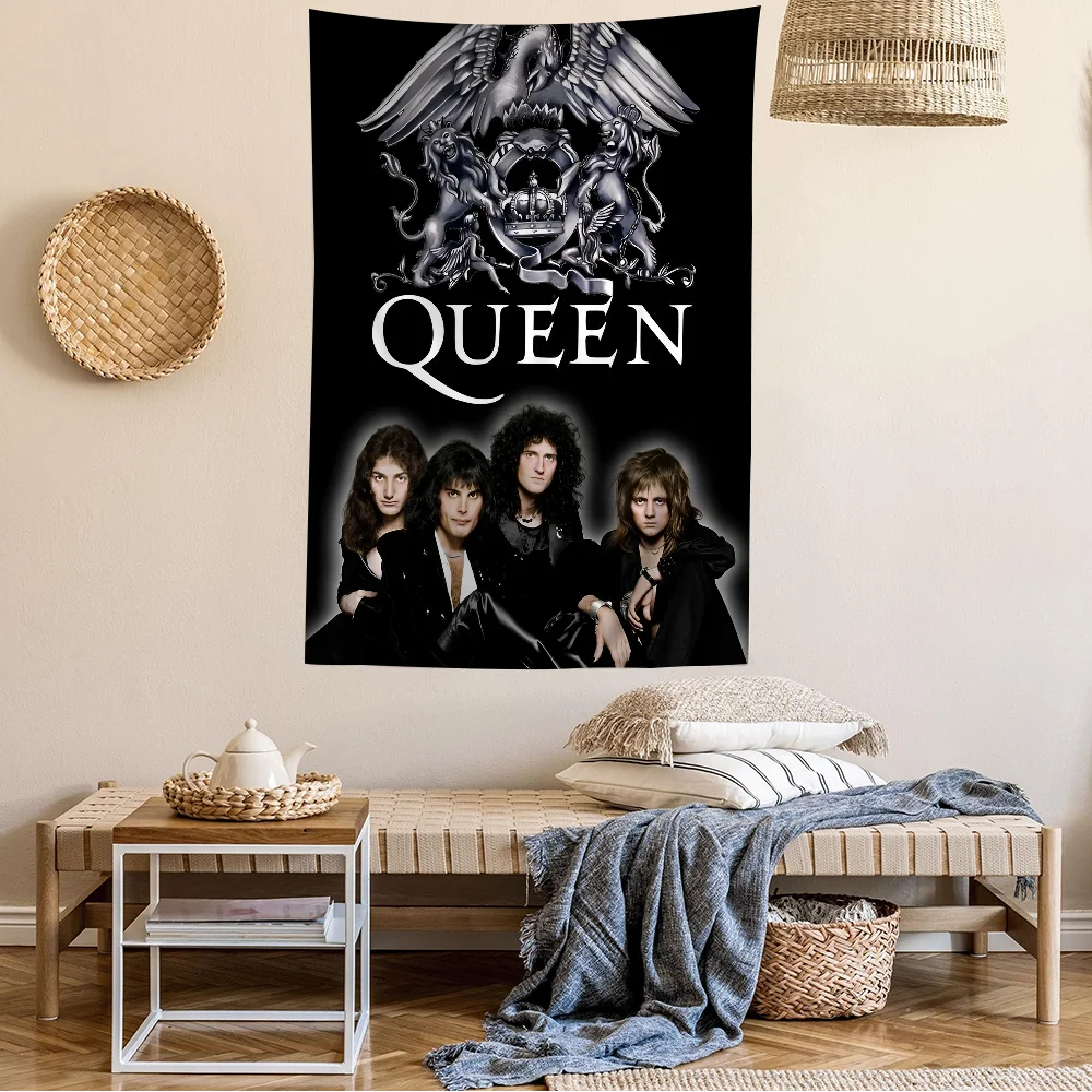 ملكة كرتون نسيج معلق على الحائط ، فن الخيال العلمي ، ديكور المنزل