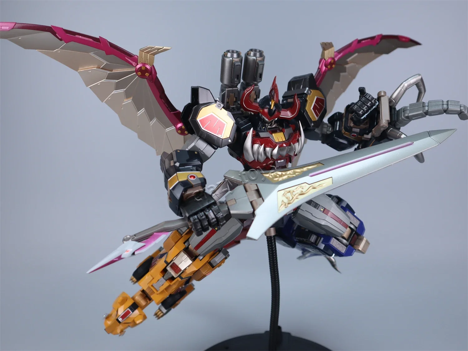 

[IN STOCK] Beast King Model G-01 G01 DaiZyuJin Dragon Caesar Mighty Morphin Power TEAM Anime Action Figure