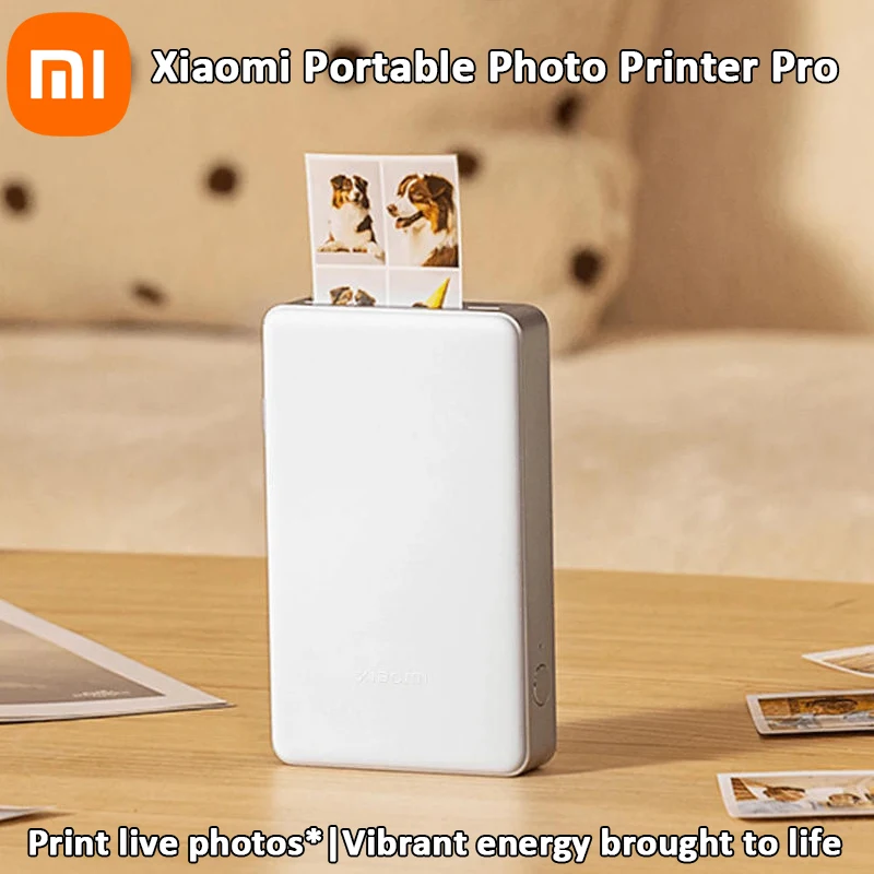 

Карманный фотопринтер Xiaomi Mijia Pro AR Video Photo Bluetooth-соединение Встроенное автоматическое покрытие пленки HD-печать