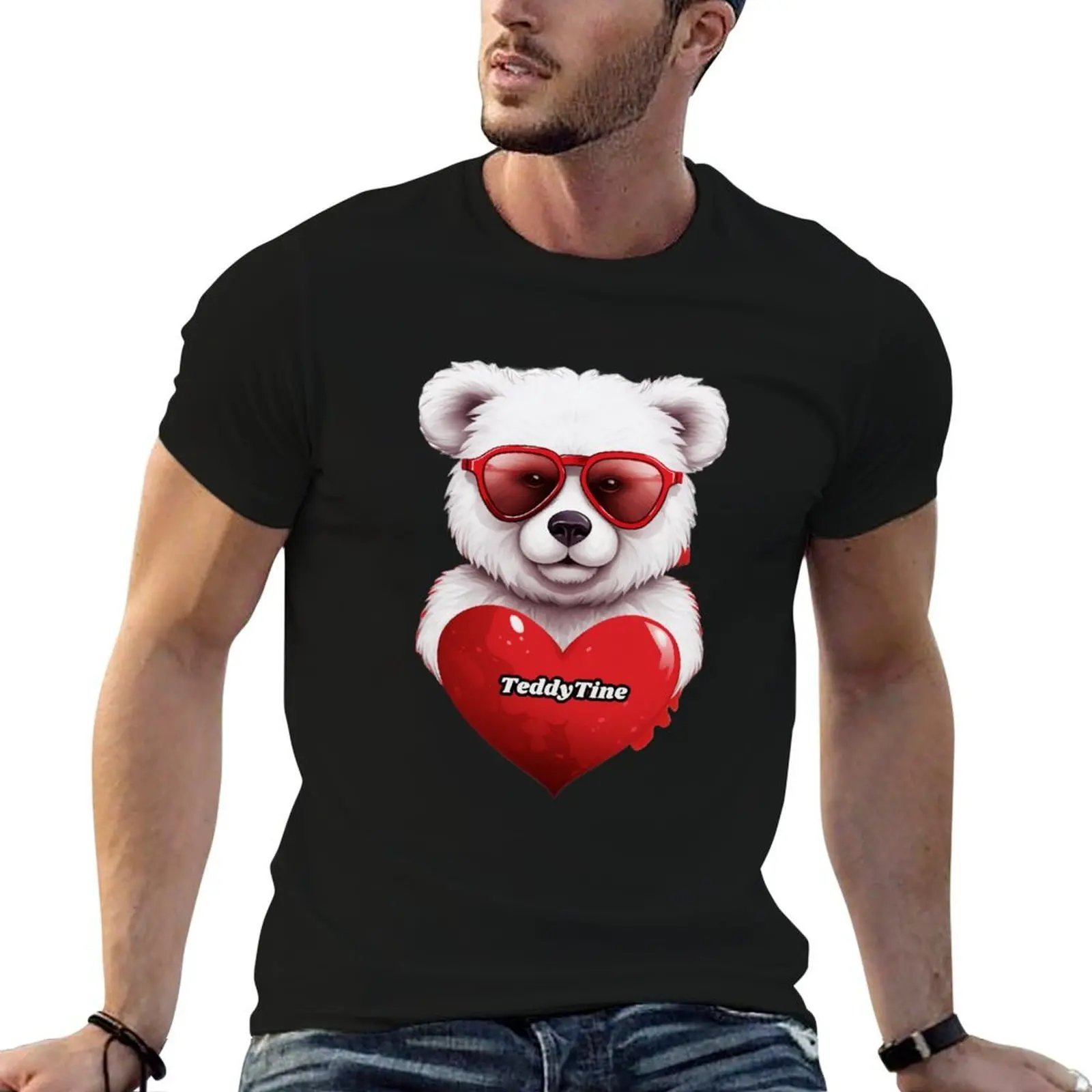 TeddyTine T-Shirt custom t-shirts blue archive mens t shirts top quality