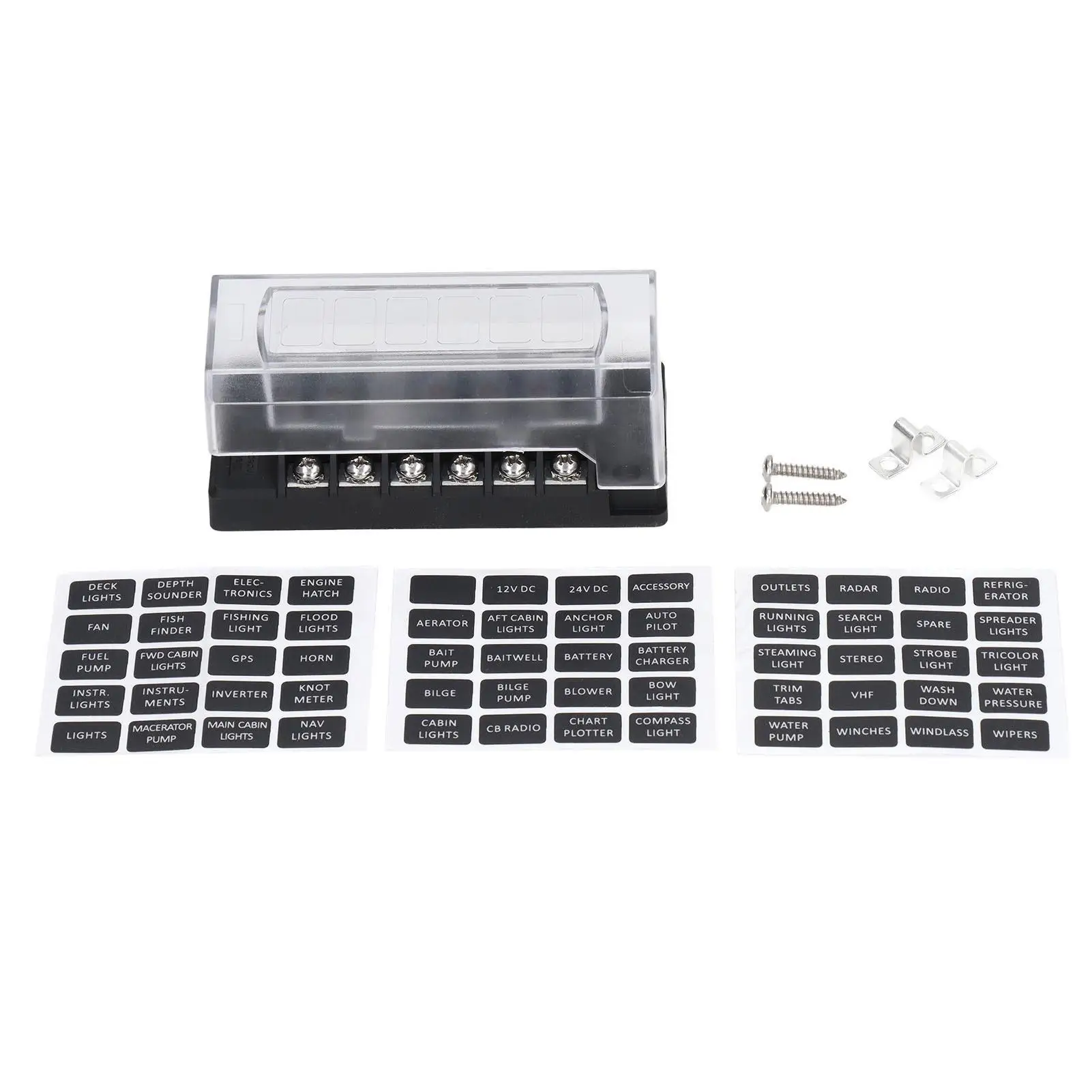 

Block Professional Abrasion Resistant Flame Resistant Box with LED Indicator Dustproof Cover for boat for rv