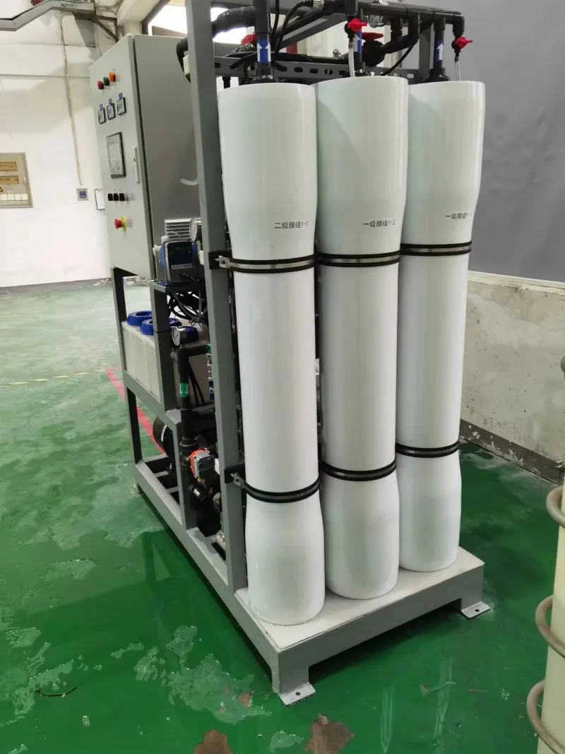 Impianto di trattamento dell'acqua ipersalina Capacità 150.000TDS con recupero di cristallizzazione