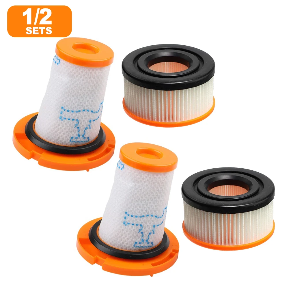 1/2-Set Washable-Foam Motor Filter For X-Force For Flex 12.60/13.60/14.80/16.60 Replaces ZR009014 ZR009015 Pre-Filter Set