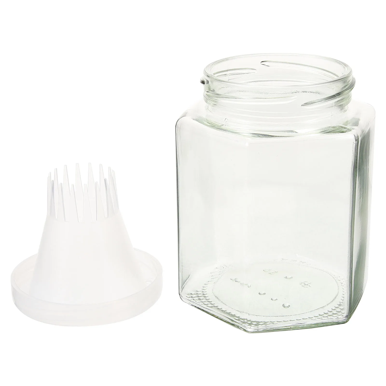 

Portable Glass Fish Bottle Thickened Durable Outdoor Fishing Shrimp Container Ergonomic Handle Reusable Water Intake Tool