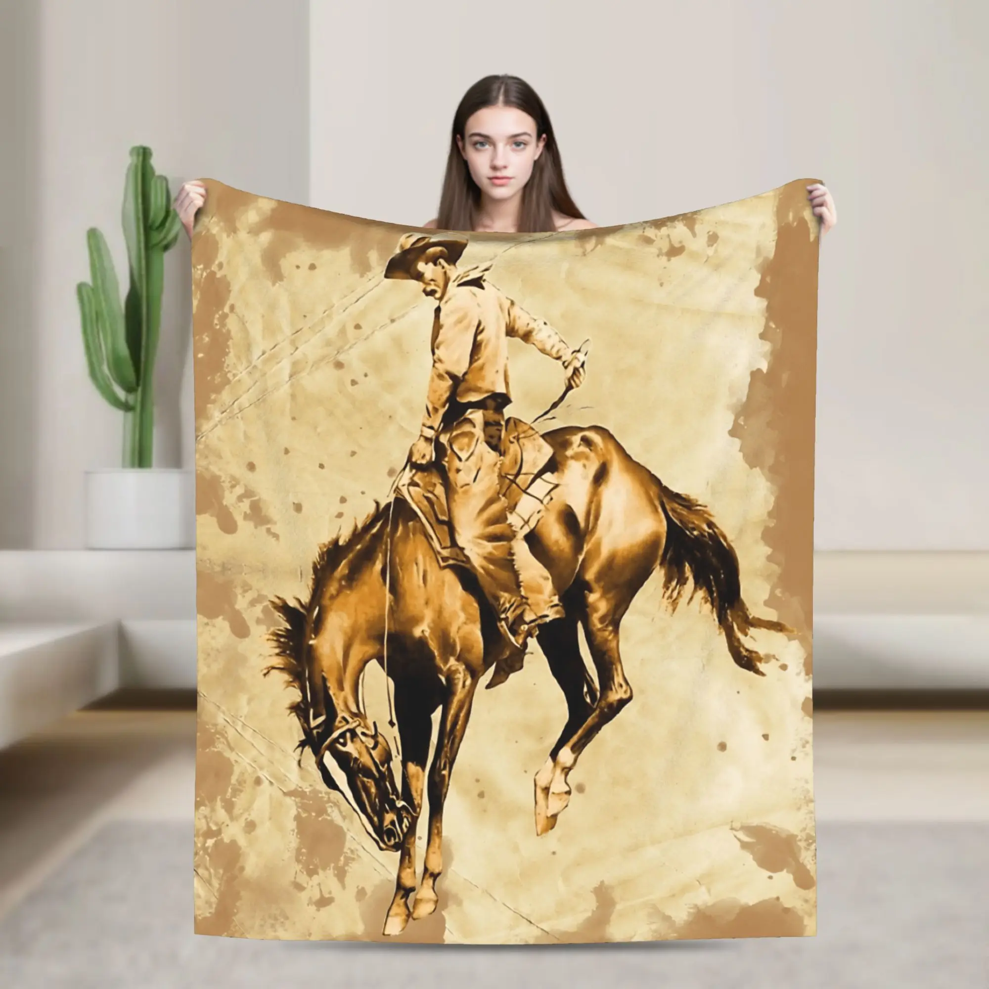 Equestrian Blanket Comfortable  Bedding Throws Autumn Adults Girls Sofa Home Plane Travel Bedspread