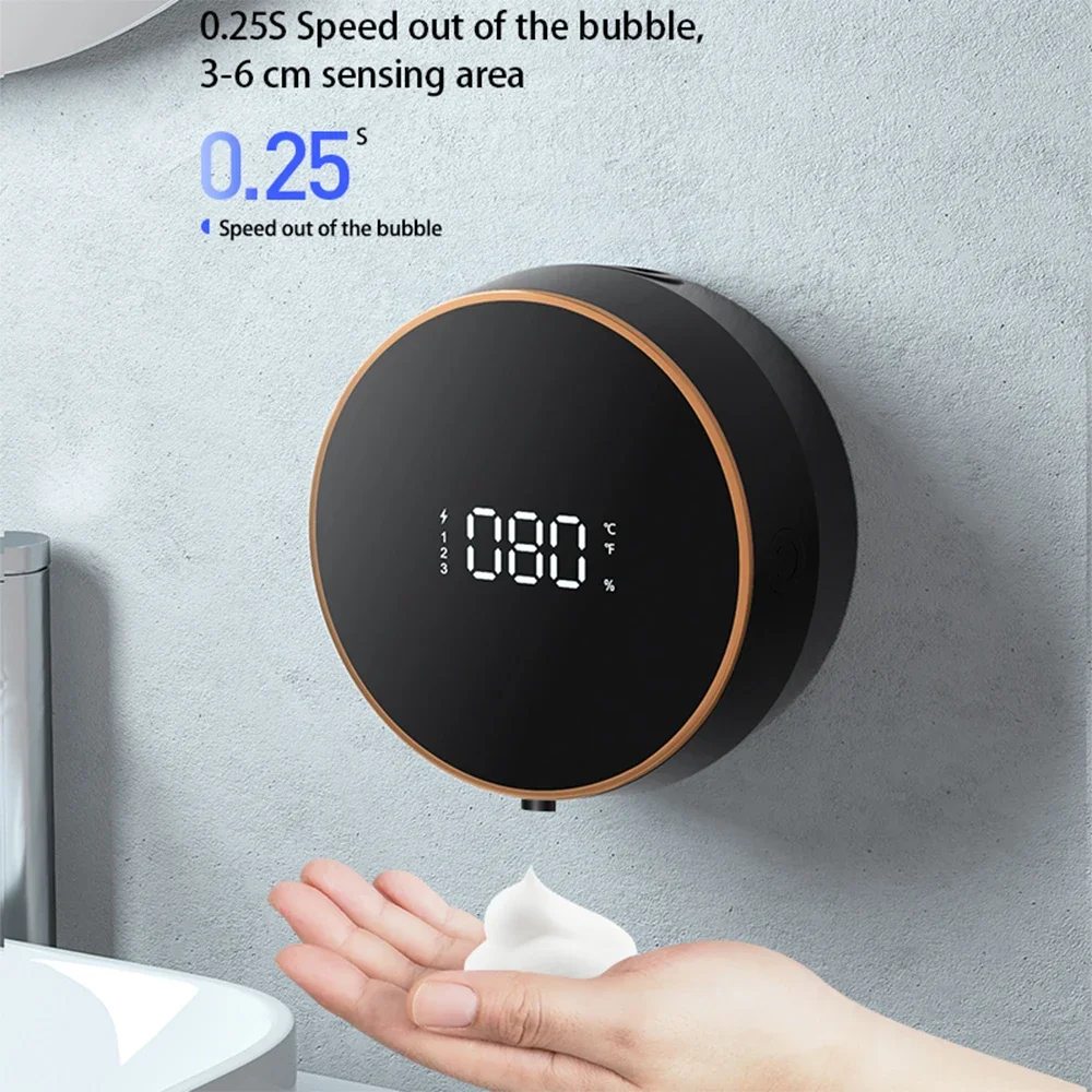 Touchless Automatic Soap Dispenser Infrared Sensor Electric Hands Free USB Liquid Foam Machine