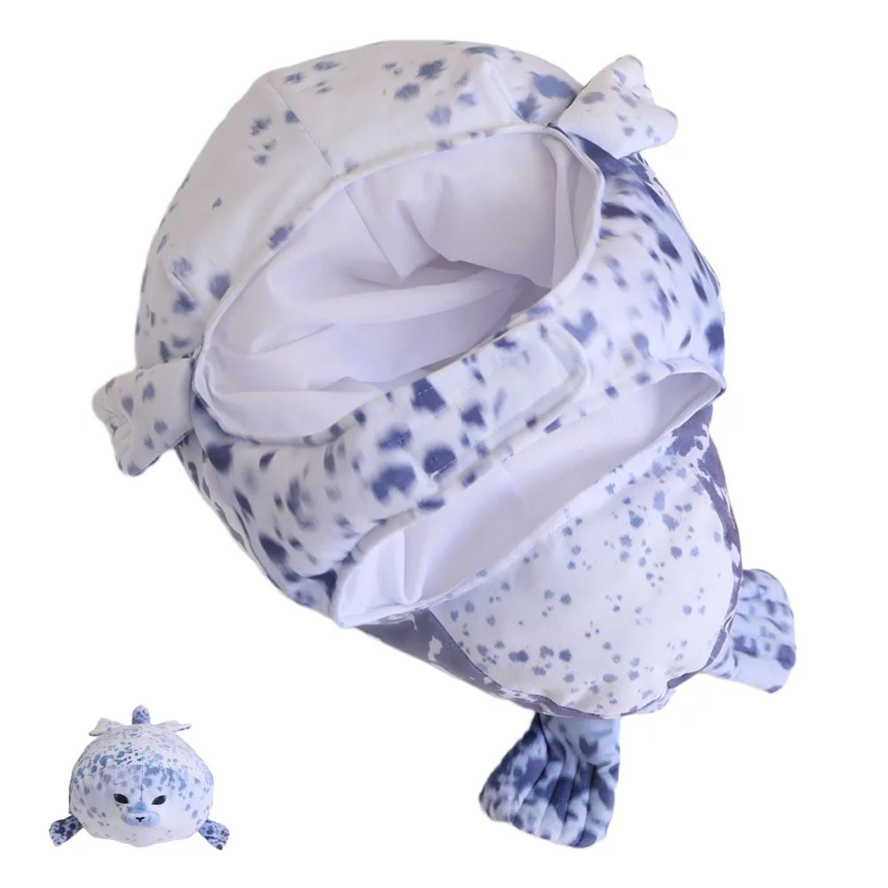 

Seal Headgear One Size Fits Most Adults Teenagers Carnival Photo Prop Funny Stuffed Hat For Cosplay Party Festival