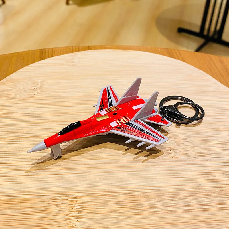 Adorable Creative Helicopter Keychain Cartoon Design Alloy Charm Keychains for Students Backpack Car Key Accessory Gift Present