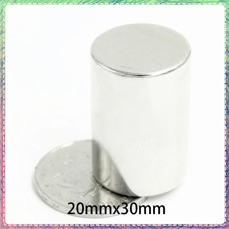 

1/2/5/10PCS 20x30mm Bulk Round Magnets Thick Neodymium Magnet N35 Super Strong Permanent Magnet Disc Magnetic Sheet