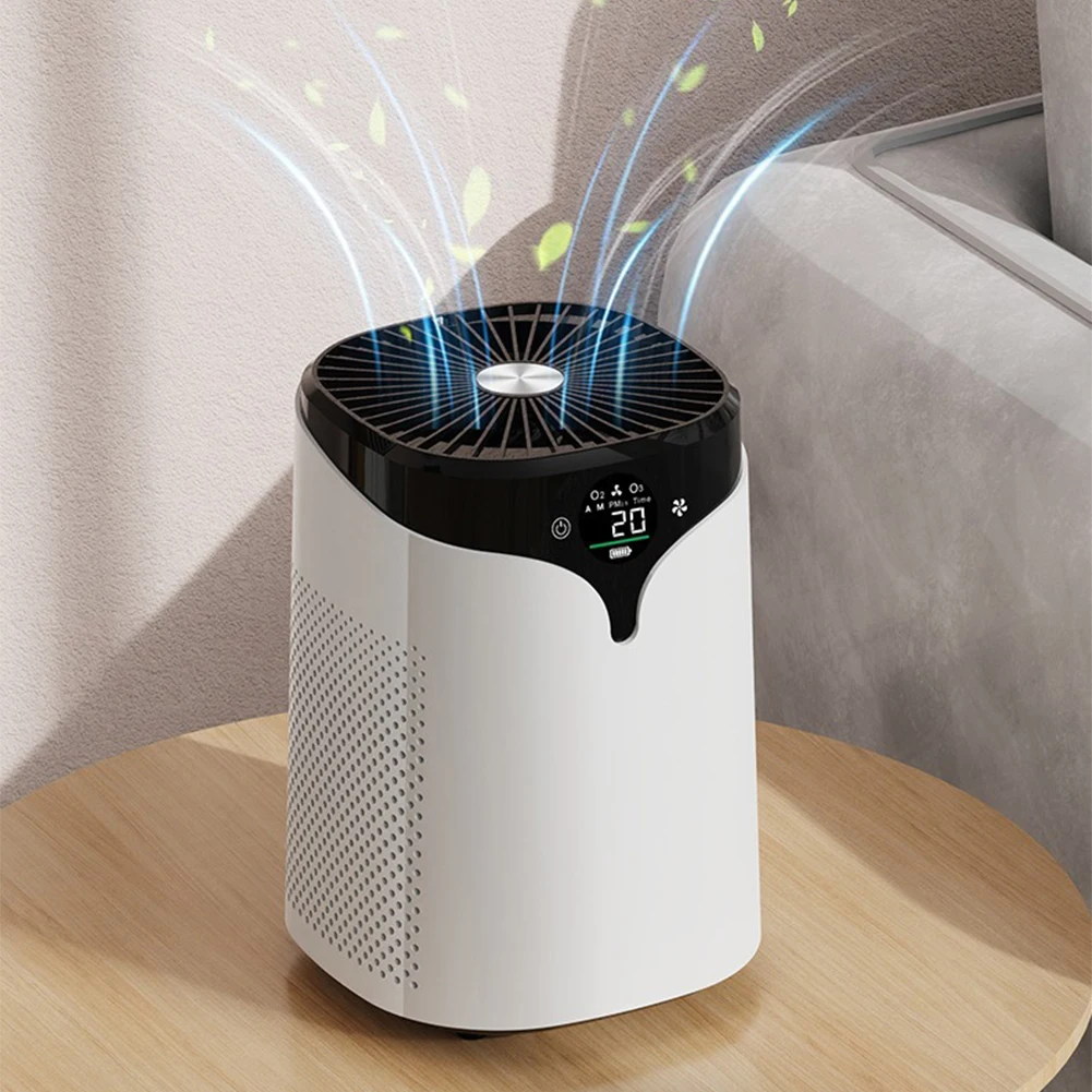 

Air Purifier HEPA 2 0 Pro Quiet Operation With 360 Degree Air Intake Removes Dust Pet Hair Smoke And PM25 For Living Room