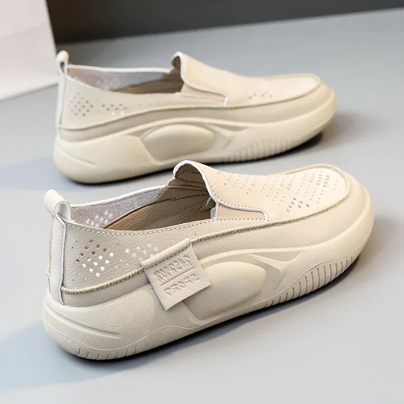 Sports Shoes Woman Summer  In Casual Slip-on Sneakers Fashion Hollow Breathable Loafers Women Running Shoes Footwear 2023