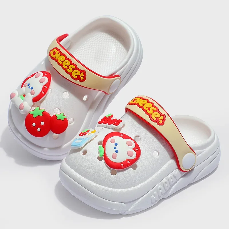 Scarpe estive per bambini Baby New Sweet Soft Sole sandali Indoor Soft antiscivolo Girl Sandals Hole Shoes Kids trefoli Shoes