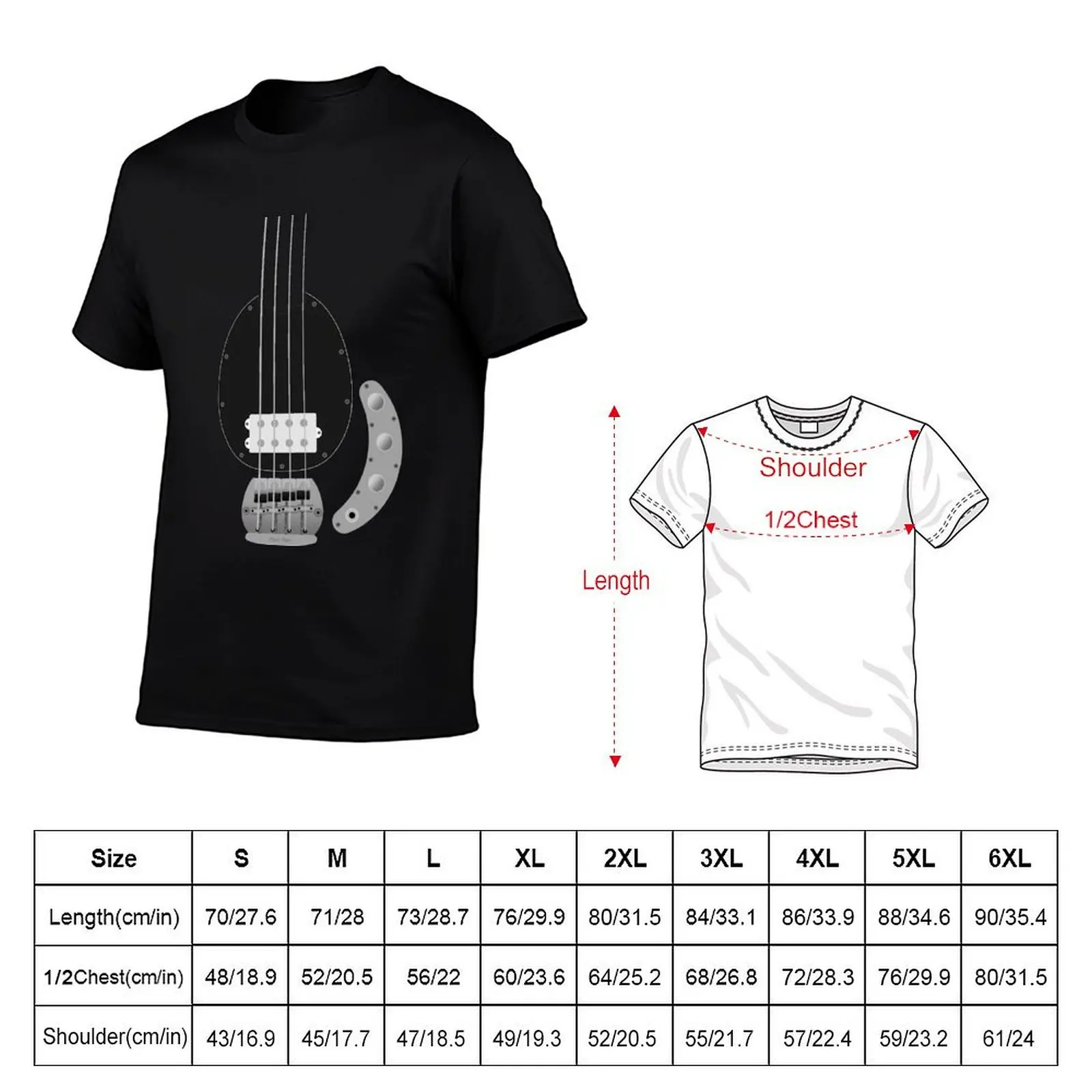 Stingray Bass T-Shirt sweat vintage t shirts anime figures graphic shirts mens t shirts