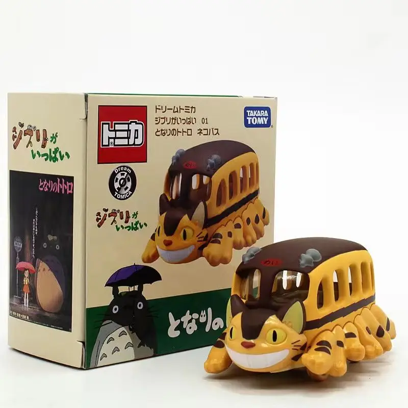 รถบัสแมวโทม ของเล่นโลหะผสม ยี่ห้อทาคาร่า โทมี่ สำหรับเด็ก ของสะสม รุ่นจำลอง ลิขสิทธิ์แท้ ของขวัญสำหรับเด็ก