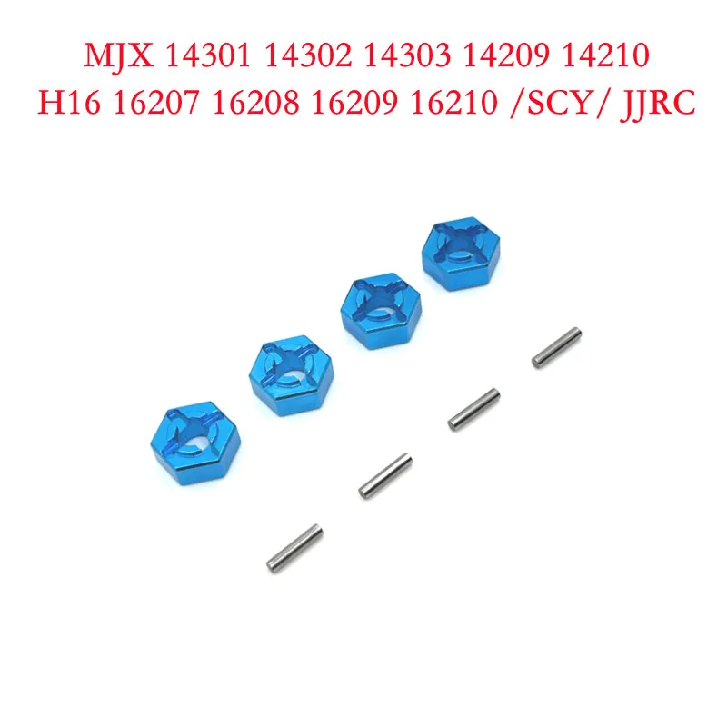 12mm Hex Hexagonal Connector for SCY MJX JJRC 1/14 1/16 Metal Upgrade Parts Rc Model Crawler Car Truck