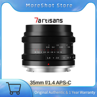 7artisans 35mm f/1.4 Mark II APS-C Manual Focus Prime Lens For Sony E Fuji X Canon EOS-R EOS-M Nikon Z Mirrorless Cameras
