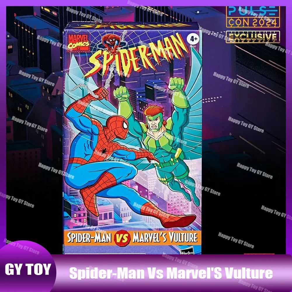 

Новый оригинальный Marvel Legends Spider-Man Vs Marvel'S Vulture, комплект из 2 шт., 6 дюймов, аниме-фигурка, коллекционная модель игрушки