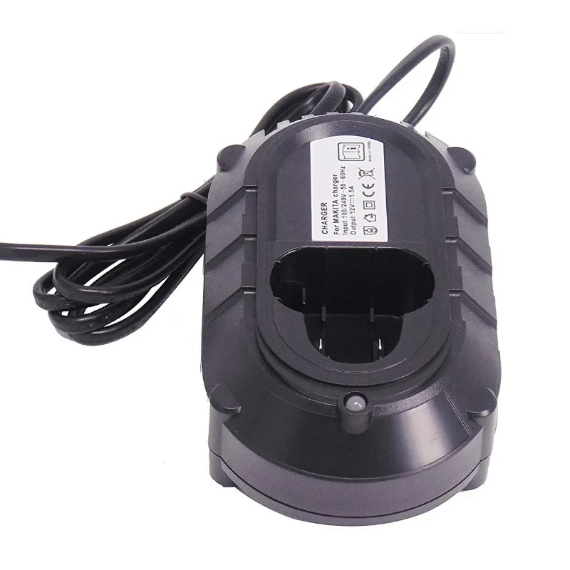 Suitable for Makita 10.8V/12V Li-ion Battery BL1013 DC10WA, New Li-ion Battery Charger, with Optional UK/USA Plug