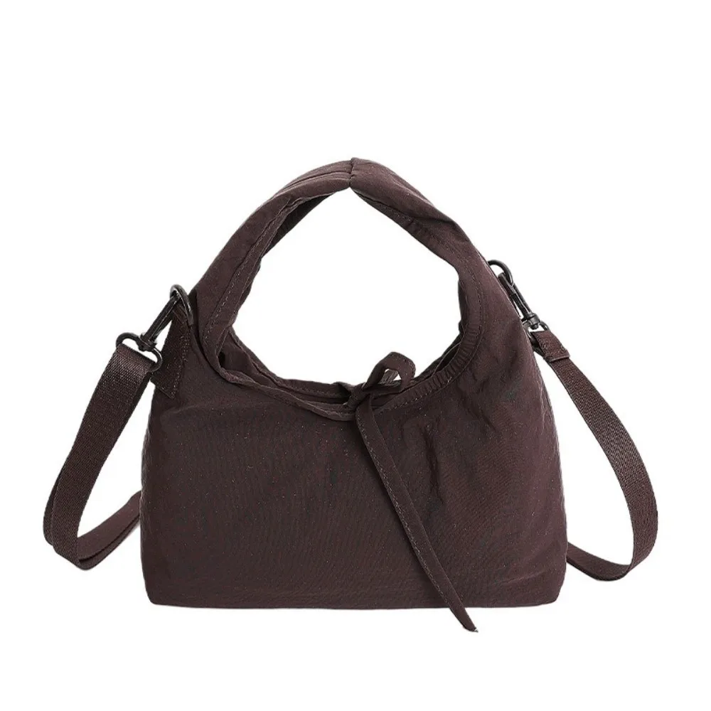 

Сумка-шоппер из нейлона, большая вместимость, в корейском стиле, повседневная, с регулируемым плечевым ремнем