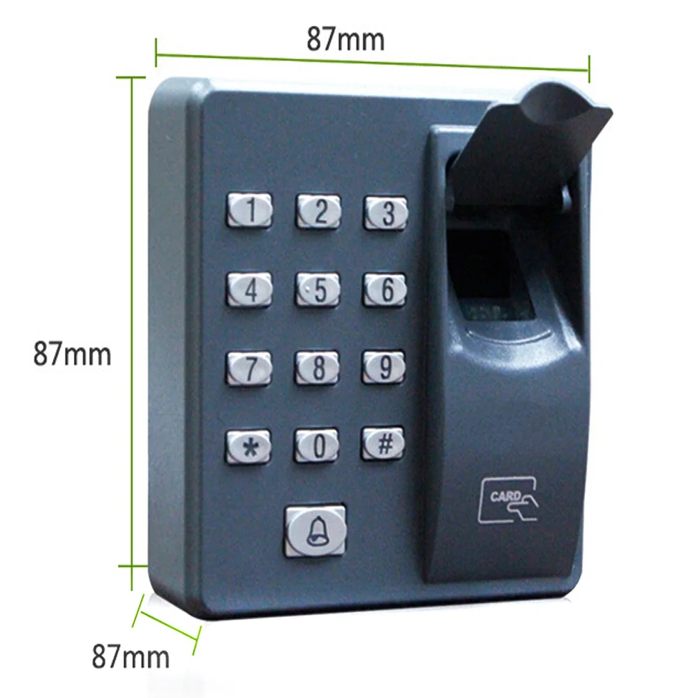 500 user Id Card Fingerprint Password Access Controler System Entrance Password Keyboard mini Access Control keypad reader