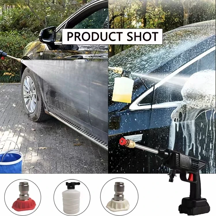 Cordless High Pressure Car Washer Spray Water Gun Foam Generator Portable Car Wireless Washing Machine for 21V Makita Battery