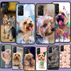 Yorkshire Terrier Dog Phone Case For Xiaomi Redmi Note 12 Pro Plus 5G 12S 11 11E 11T Pro 10 9 8 7 11S 10S 4G 9T 8T 9S Capa Coque