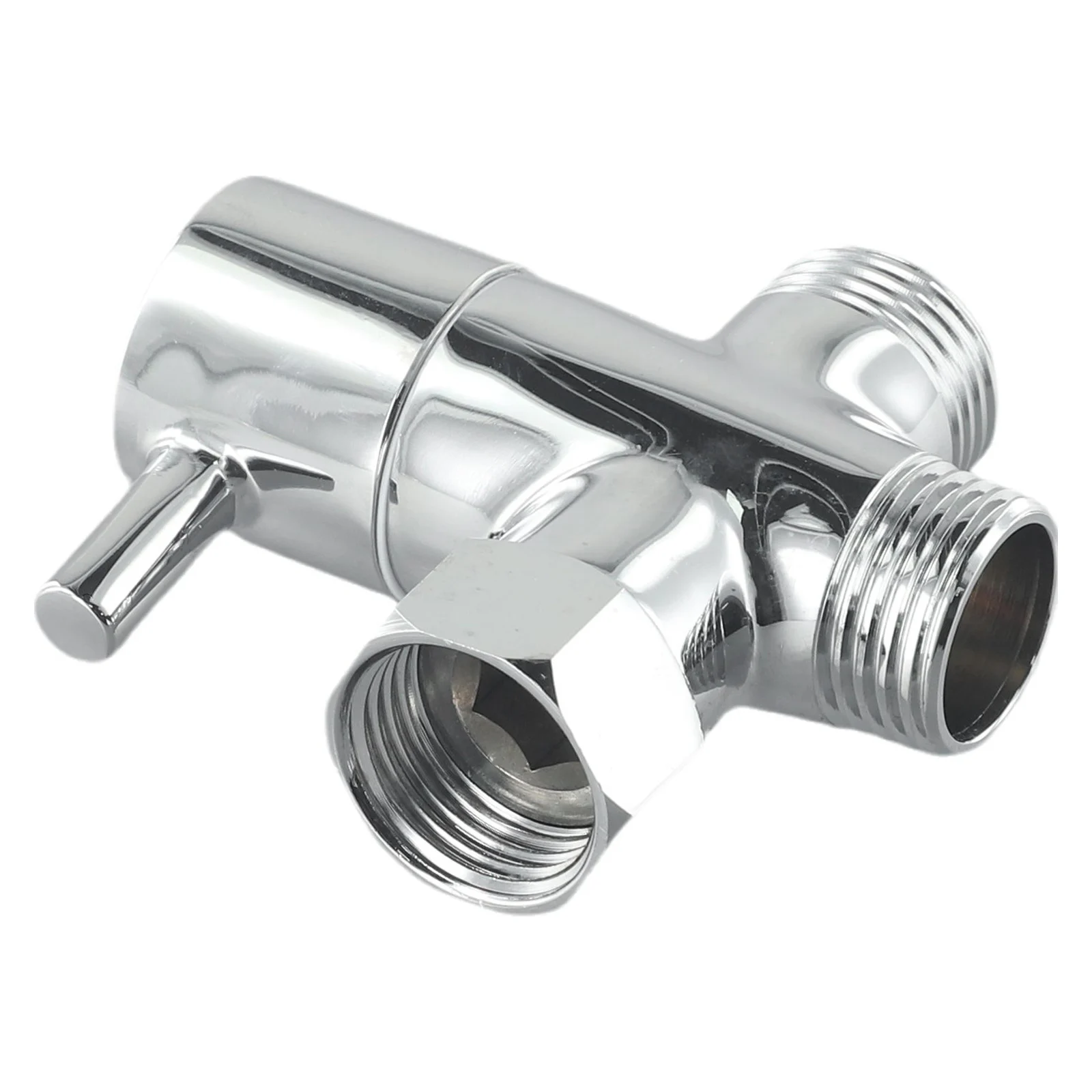 

3-Way Diverter Valve 0.6-1.5mpa Kitchen Mixer Tap 4-points Shower Head Angle Valve T-Adapter G1/2in Bath Water