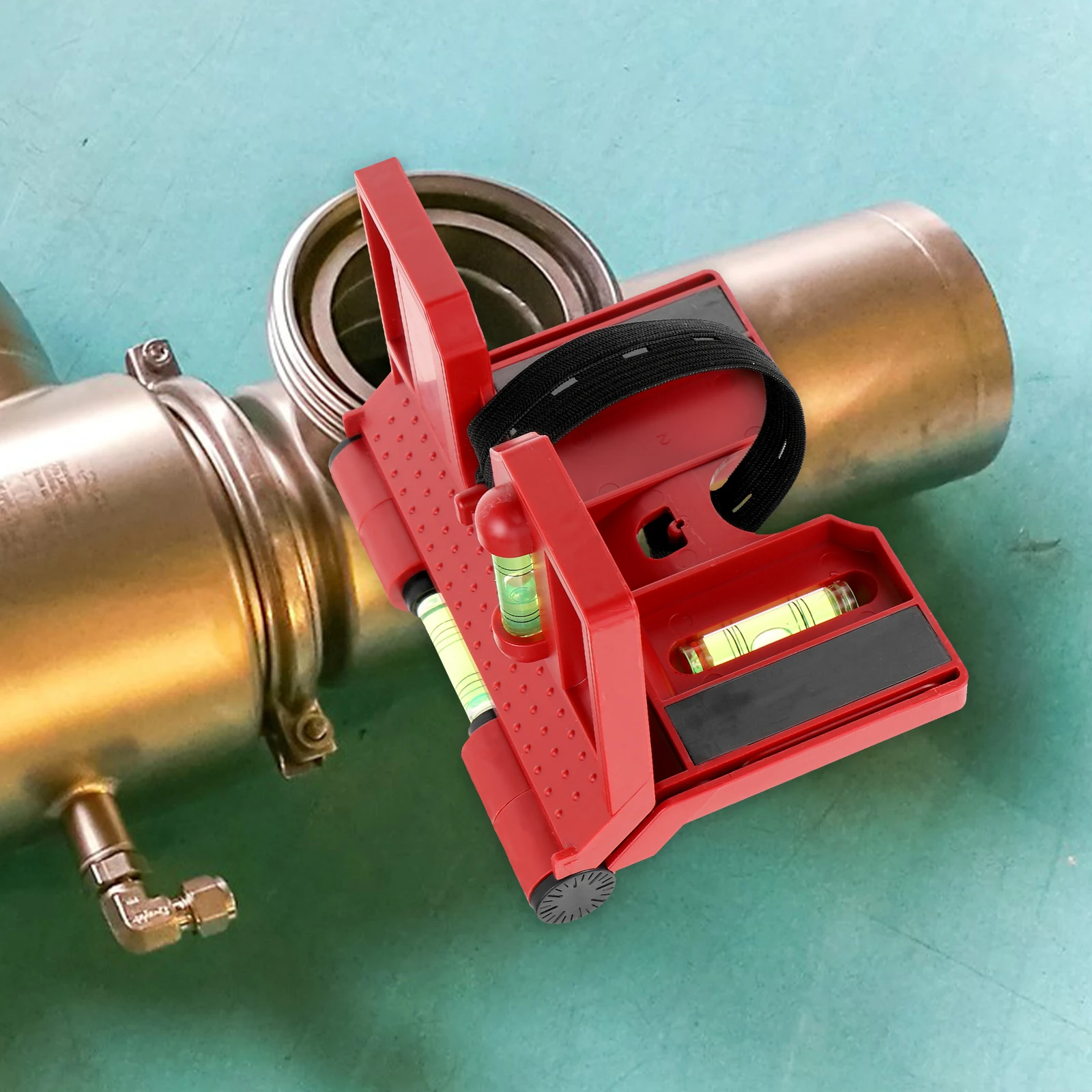 

2pcs Folding Angle Meter Small Foldable Angle Gauge Pipe Levels Fixed Gauge Measure Bubble Tube Cross Check Post Leveling ABS