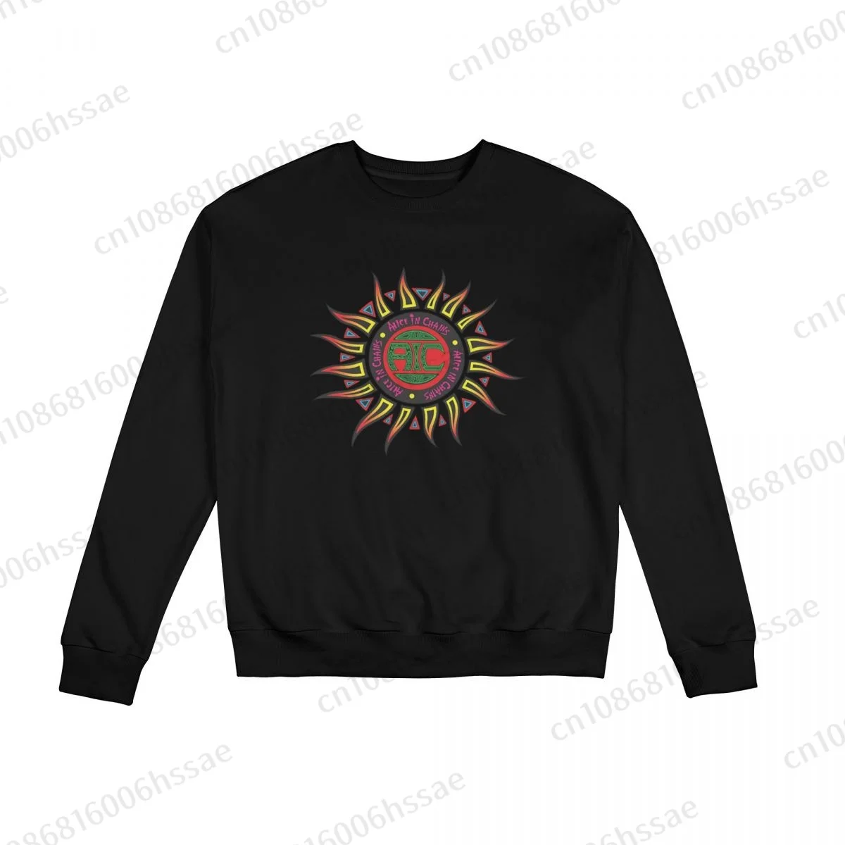 

Alice In Chains Metal Rock Band Men Woman Fall Winter Sweatshirt Round Neck Long Sleeve Length Casual Top