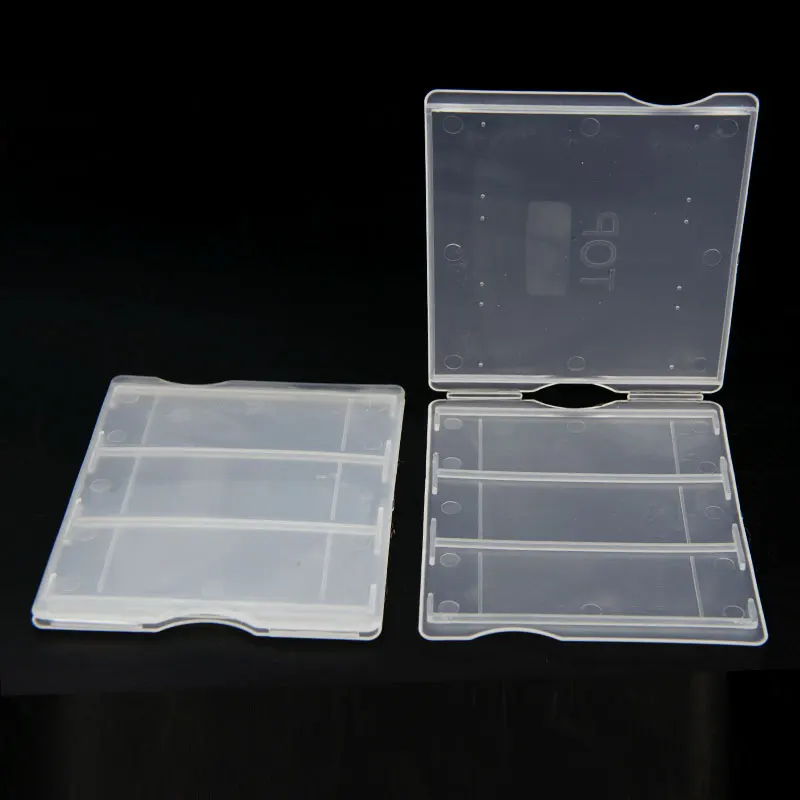 Plastic Microscope Slides Storage Case, Slides Box, Pathological Slides, 3 Grades, 10Pcs