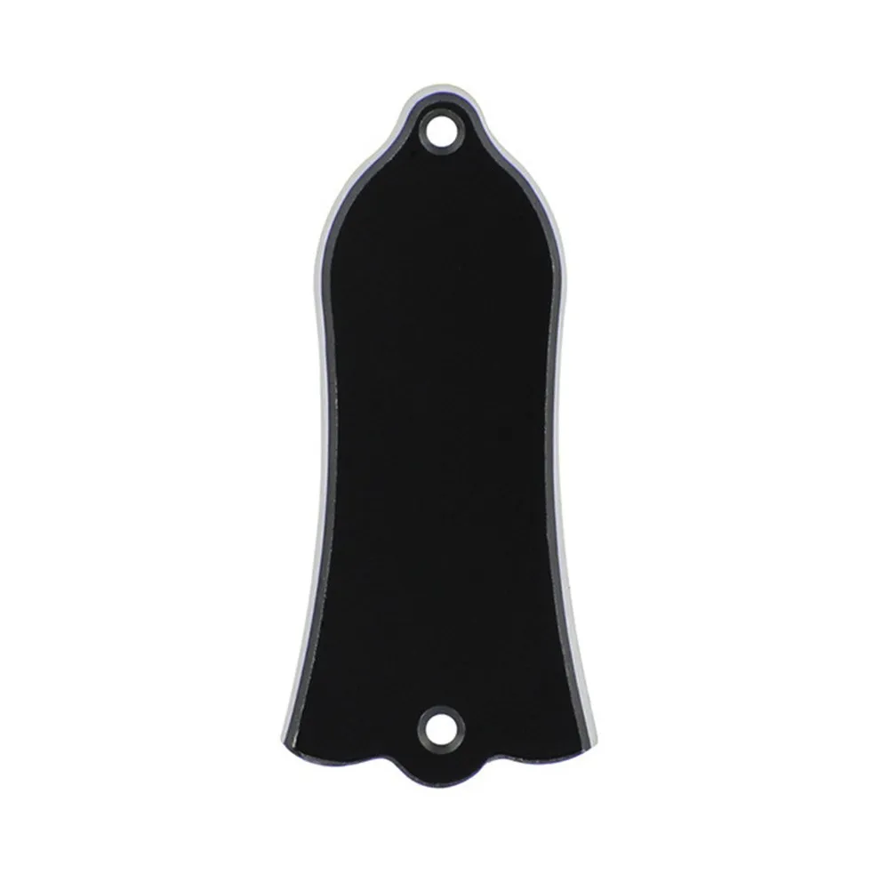 

2-Ply Plain Black Bell Truss Rod Cover Musical Stringed Instruments Guitar Accessories For Les Paul Electric Guitar Bass