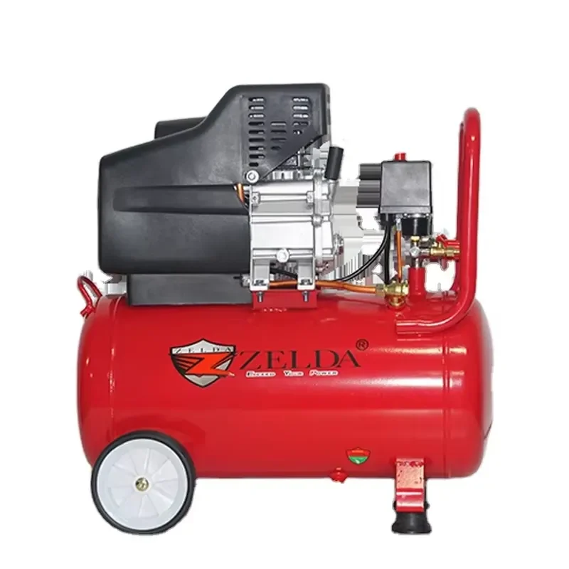 2HP 50L Direct Driven Air Compressor Portable 220V 8 Bar/115Psi Air Pressure Pump Air Compressor