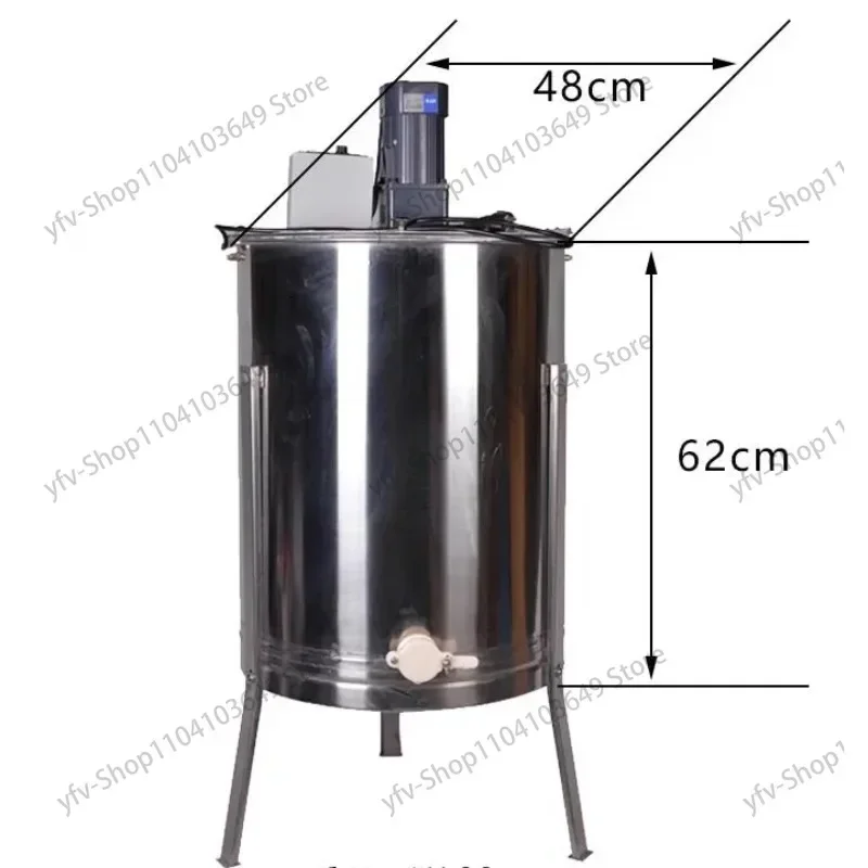 Auto electric stainless steel 4 frames honey extractor for beekeeping tools