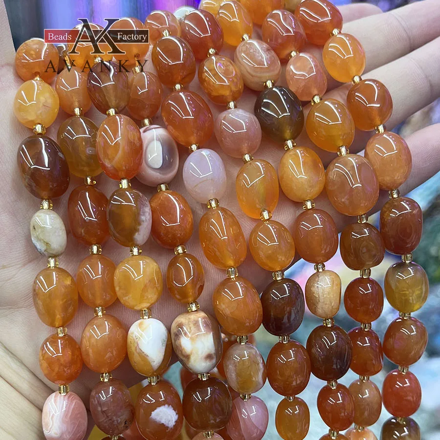 Natural Persian Gulf Agate Conformal Irregular Irregular Faceted Loose For Jewelry Making DIY Necklace Bracelet 15''10-15mm