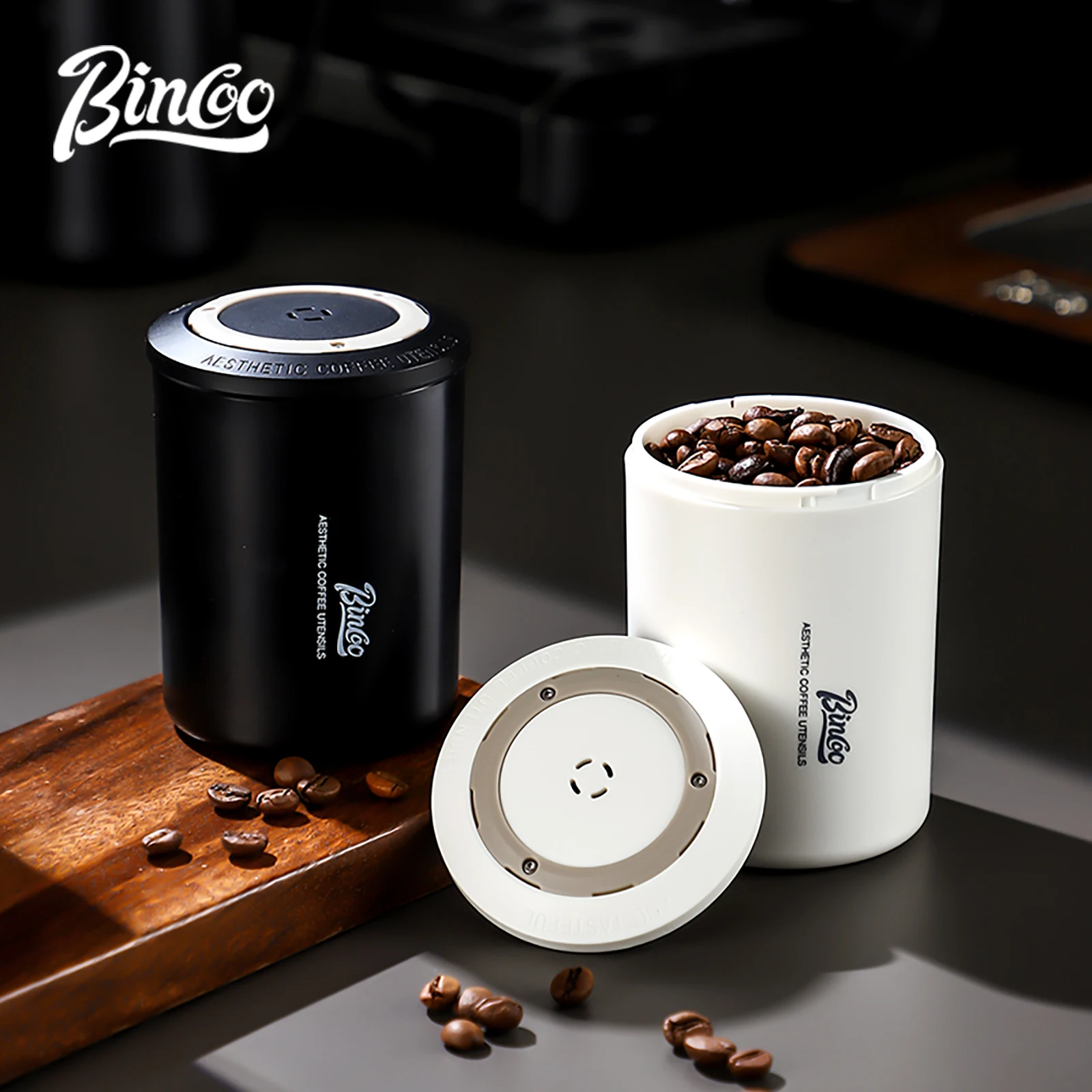 Bincoo Portable Coffee Powder Airtight Can Mini Bean Storage Jar Small Grounds Container for Outdoor Camping and Tea Leaves view 6