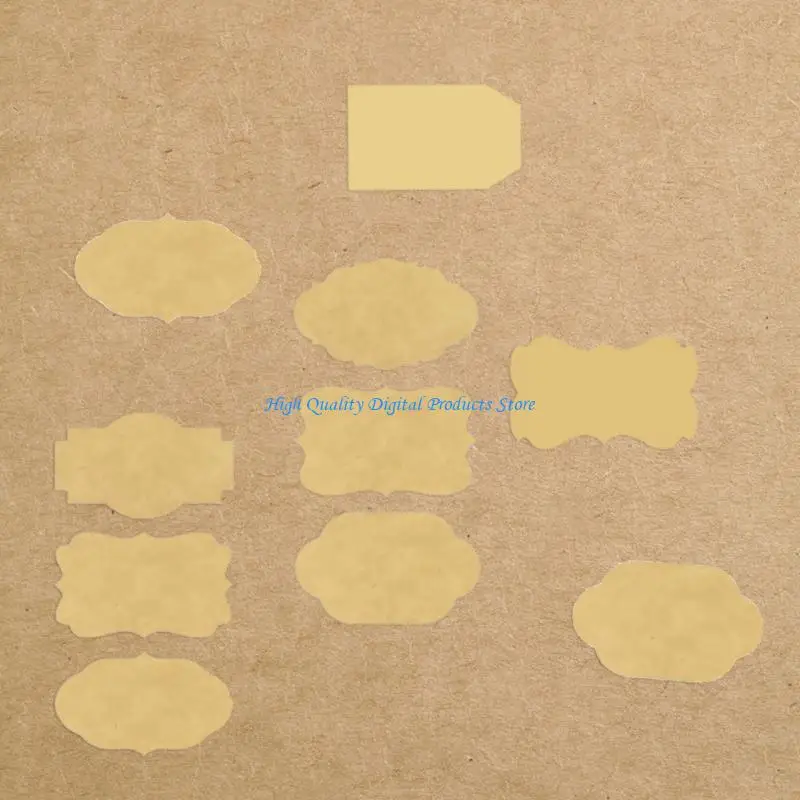 U2JE Gift Sticker Household Labels Adhesive Jams Labels Sticker Writeable Label