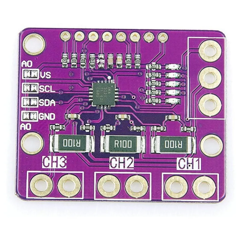 I2c Ina3221 Triple-Channel Shunt Current Voltage Monitor Sensor Re Ina219 Module Arduino